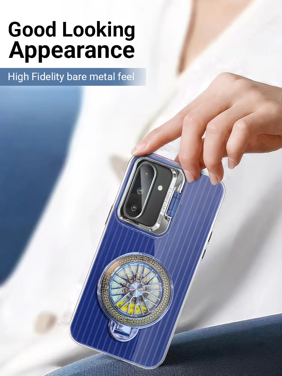 Samsung Galaxy A36 5G Luxury Dual Layer Hybrid Camera Wheel Rotating Case