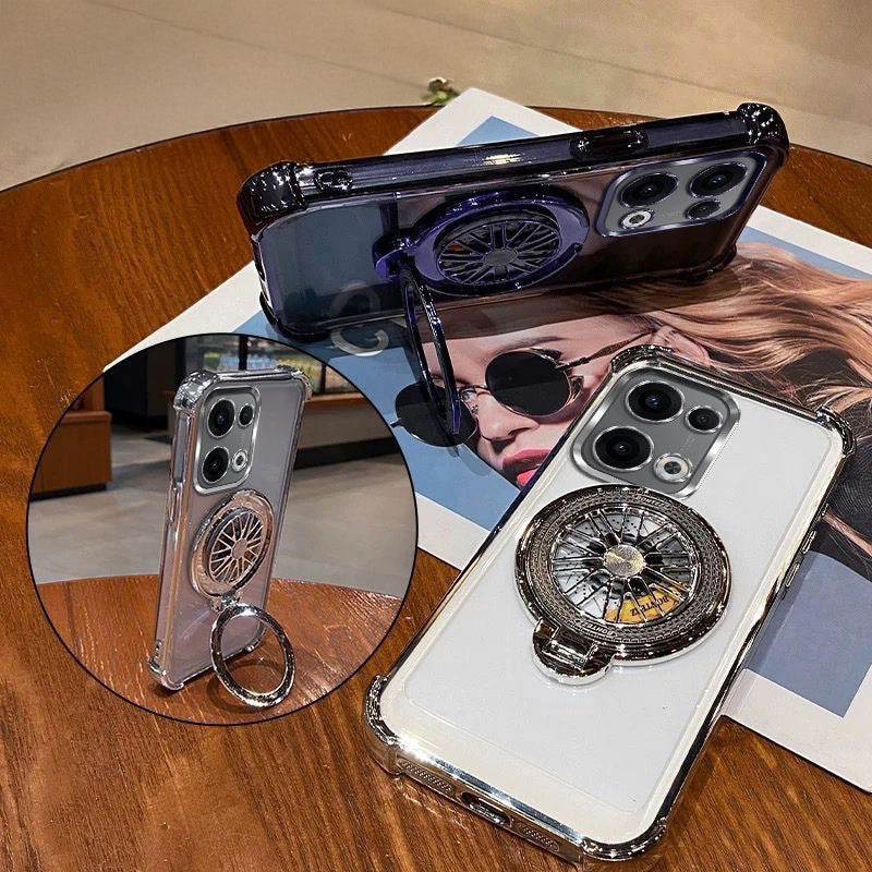 Oppo Reno13 5G Premium Stress Buster Wheel Rotating Shockproof Airbags Case