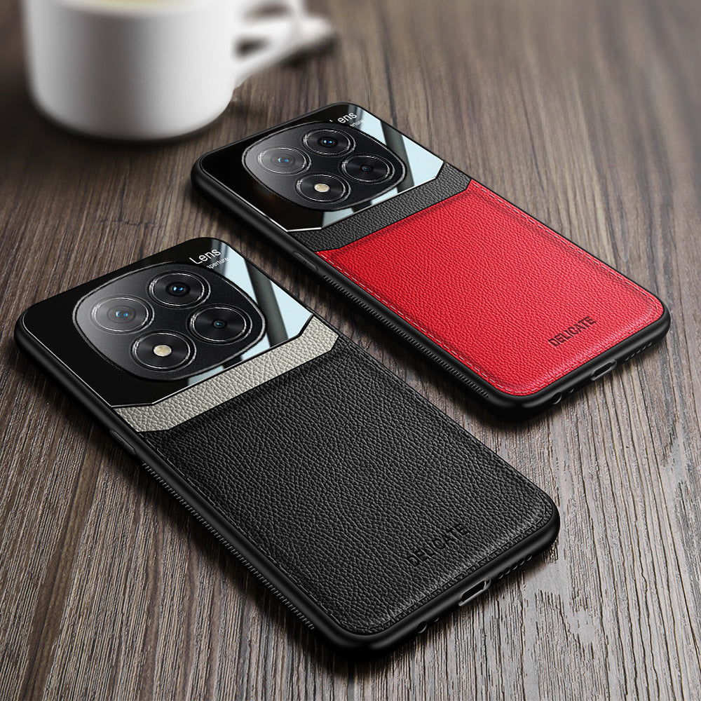 Redmi Note 14 Pro+ 5G Premium Leather Lens Protective Case