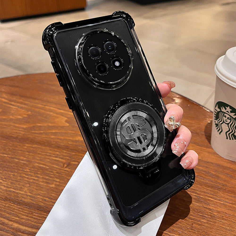 Oppo F31 5G Four Corner Airbags 100% Original Astro Money Magnet Rotating Dollar Case