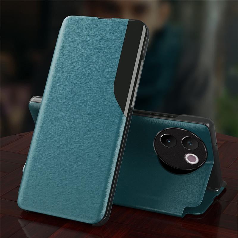 Vivo V30e 5G Luxury Half Window Leather Flip Case