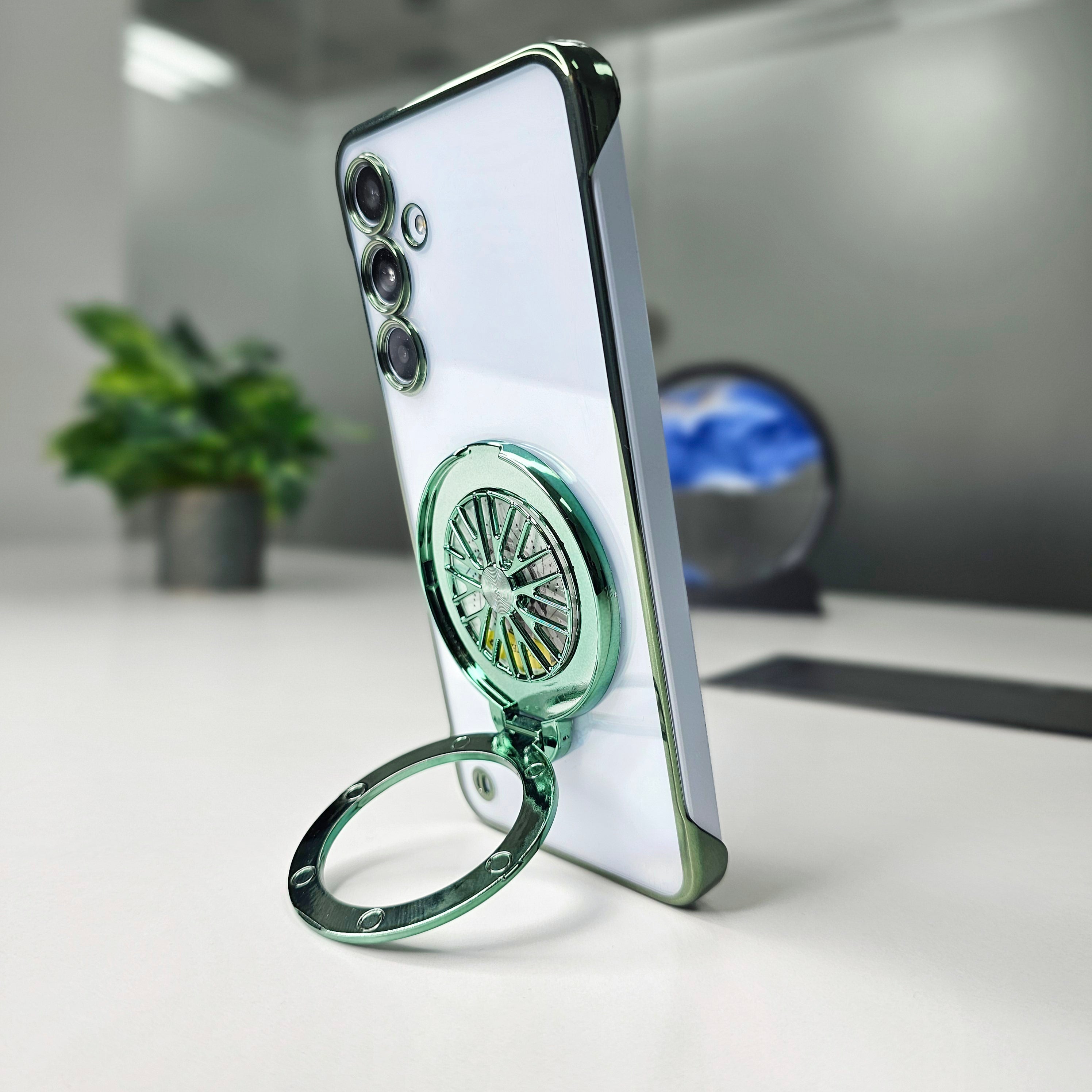 Samsung Galaxy A55 5G Porsche® Wheel Frameless Case