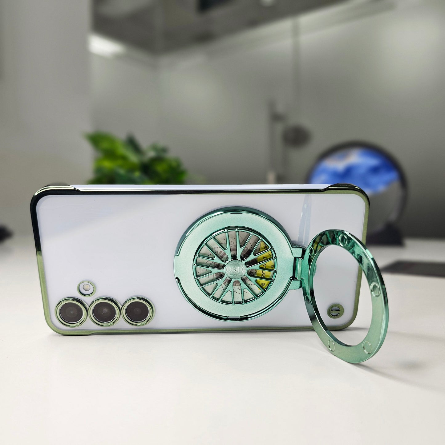 Samsung Galaxy S24 5G Porsche® Wheel Frameless Case