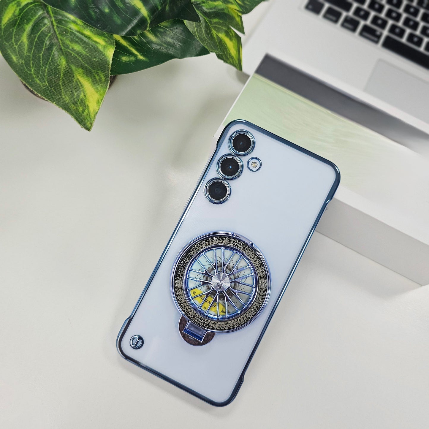 Samsung Galaxy A55 5G Porsche® Wheel Frameless Case