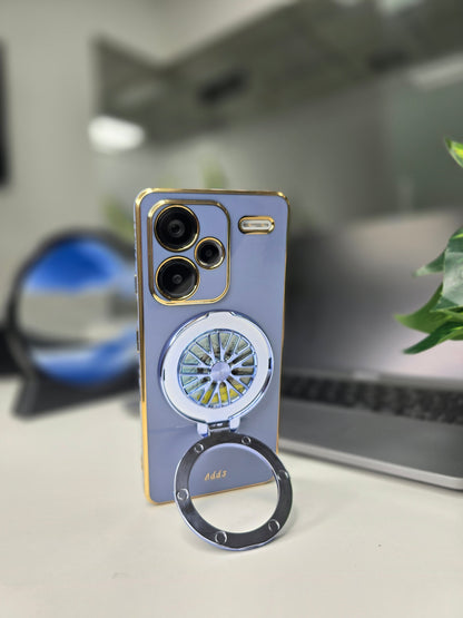 Redmi Note 13 Pro+ 5G Best Selling Stress Buster Wheel Silicone Scratch Resistant Back Case