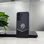 Samsung Galaxy A56 5G Luxury Lion Pattern Leather And Liquid Silicone Case