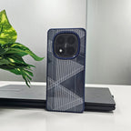 Redmi Note 14 Pro+ 5G Triangle Pattern Matte Back Shockproof Case