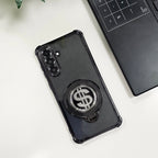 Samsung Galaxy A56 5G Four Corner Airbags 100% Original Astro Money Magnet Rotating Dollar Case