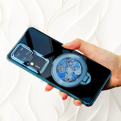 Vivo V30 Pro 5G Electroplating Reflective Fidget Rotating Back Case