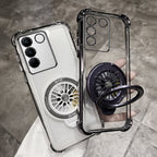 Vivo V27/ V27 Pro 5G Premium Stress Buster Wheel Rotating Shockproof Airbags Case