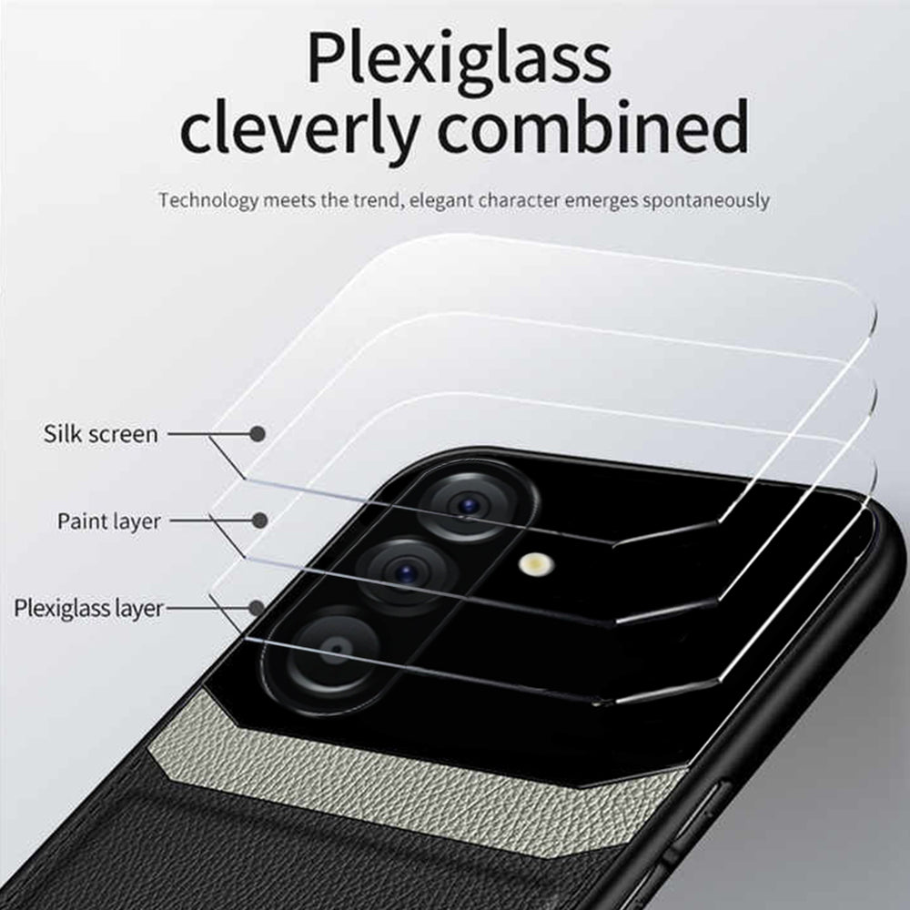 Samsung Galaxy A36 5G Premium Leather Lens Protective Case