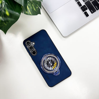 Samsung Galaxy A55 5G Best Selling Stress Buster Wheel Comfortable Touch Sheepskin Scratch Resistant Back Case