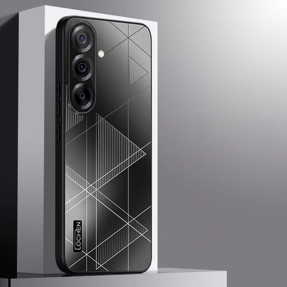 Samsung Galaxy A36 5G Triangle Pattern Matte Back Shockproof Case