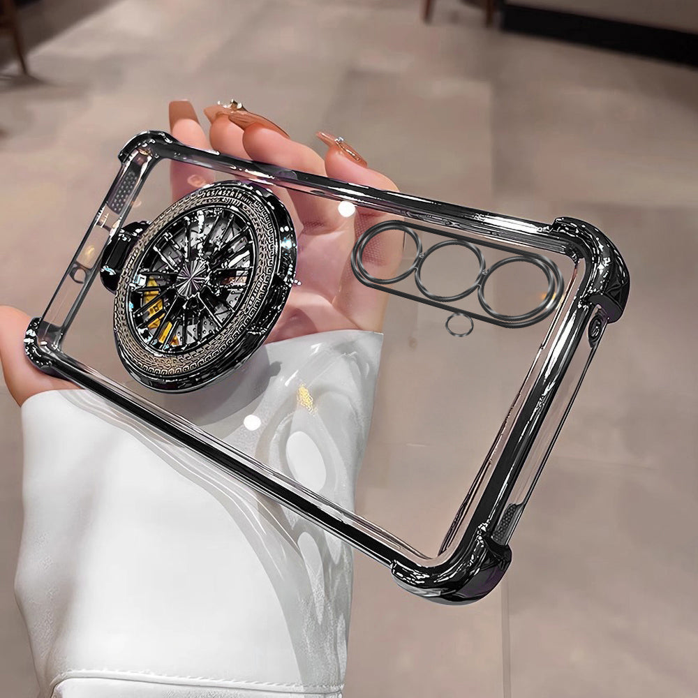 Samsung Galaxy A36 5G Premium Stress Buster Wheel Rotating Shockproof Airbags Case
