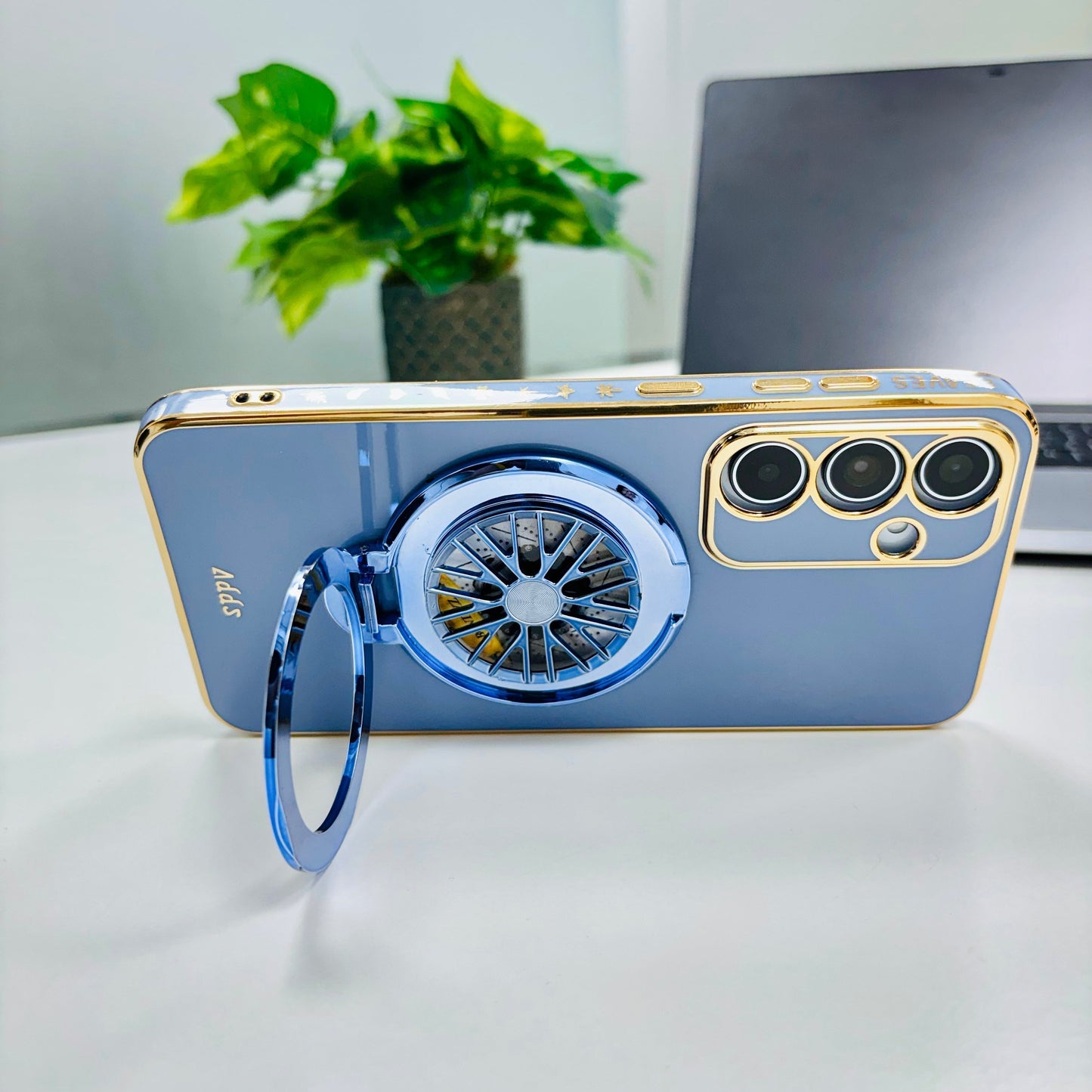 Samsung Galaxy A35 5G Best Selling Stress Buster Wheel Silicone Scratch Resistant Back Case