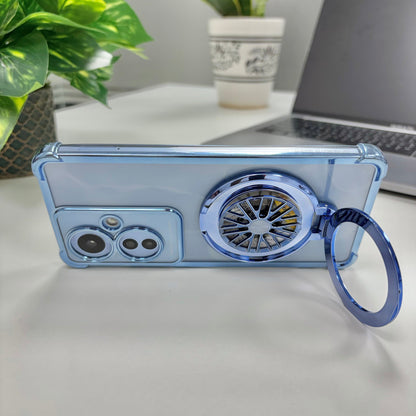 Oppo F25 Pro 5G Premium Stress Buster Wheel Rotating Shockproof Airbags Case