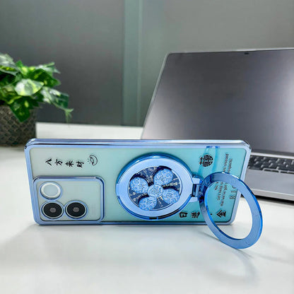 Vivo T2 Pro 5G Rich Manifestation Reflective Fidget Rotating Back Case