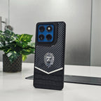 Motorola Edge 60 Fusion 5G Luxury Lion Pattern Leather And Liquid Silicone Case