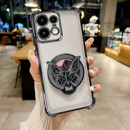 Motorola Edge 50 Pro 5G Premium Butterfly Stand Airbags Case