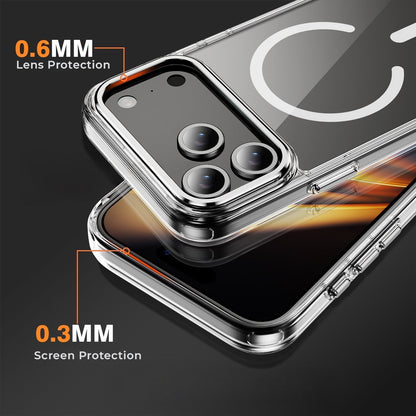 iPhone 17 Pro & 17 Pro Max Electroplating Hybrid Shockproof Bumper Magsafe Case