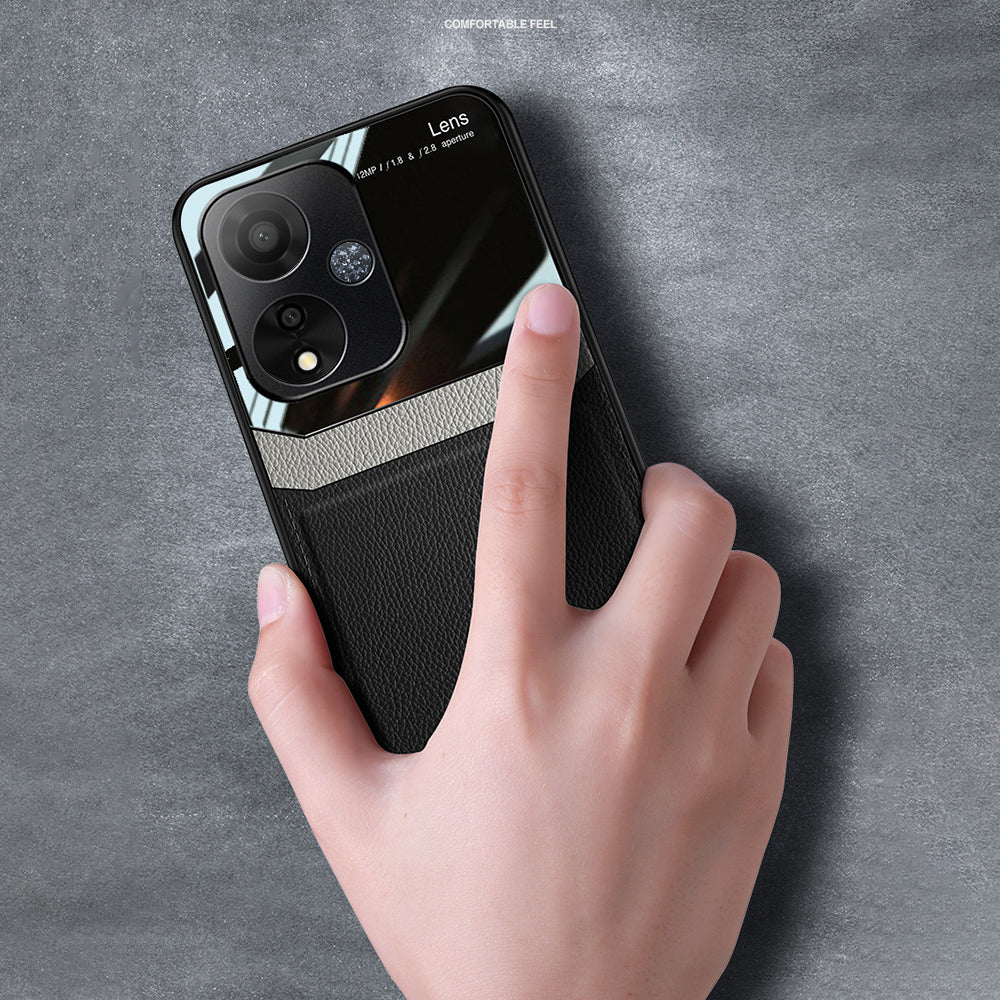 Oppo A59 5G Premium Leather Lens Protective Case