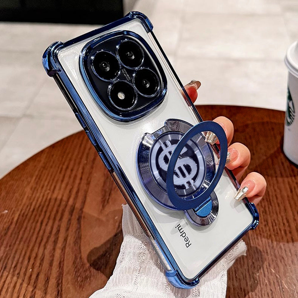 Redmi Note 14 Pro+ 5G Four Corner Airbags 100% Original Astro Money Magnet Rotating Dollar Case