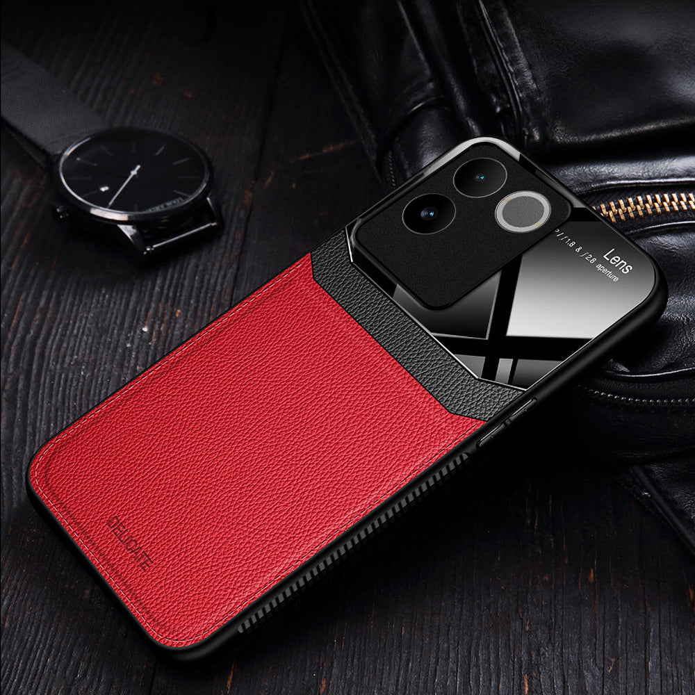 Vivo T2 Pro 5G Premium Leather Lens Protective Case