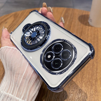 Oppo F29 Pro 5G Premium Stress Buster Wheel Rotating Shockproof Airbags Case