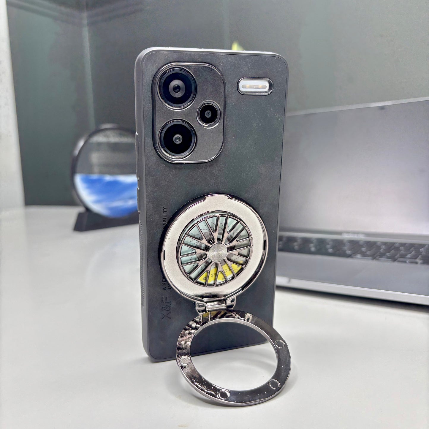 Redmi Note 13 Pro+ 5G Best Selling Stress Buster Wheel Comfortable Touch Sheepskin Scratch Resistant Back Case