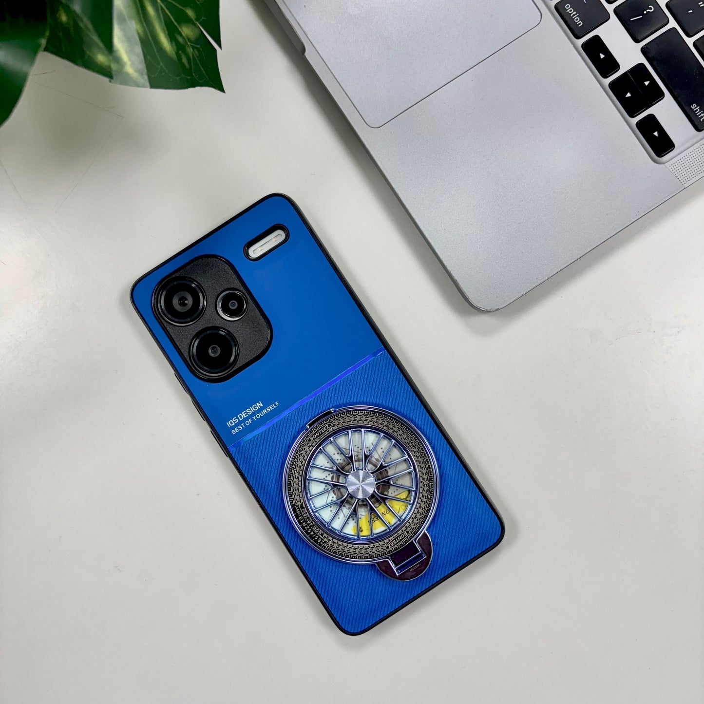 Redmi Note 13 Pro+ 5G Best Selling Stress Buster Wheel Hybrid Scratch Resistant Back Case