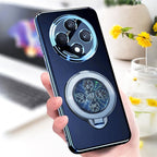 OPPO F27 PRO+ 5G Electroplating Reflective Fidget Rotating Back Case