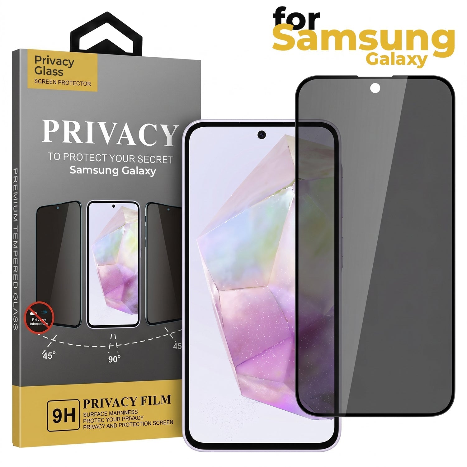Samsung Galaxy A16 5G Original Luxury Magnifier Ring Stand Shockproof Airbags Corner Case