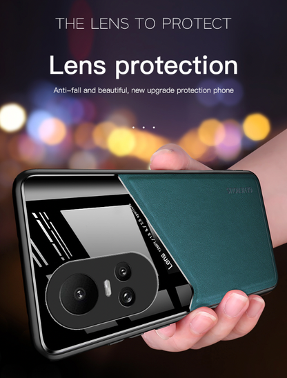 Oppo Reno 10 5G Luxury Generous® Leather Protective Back Case