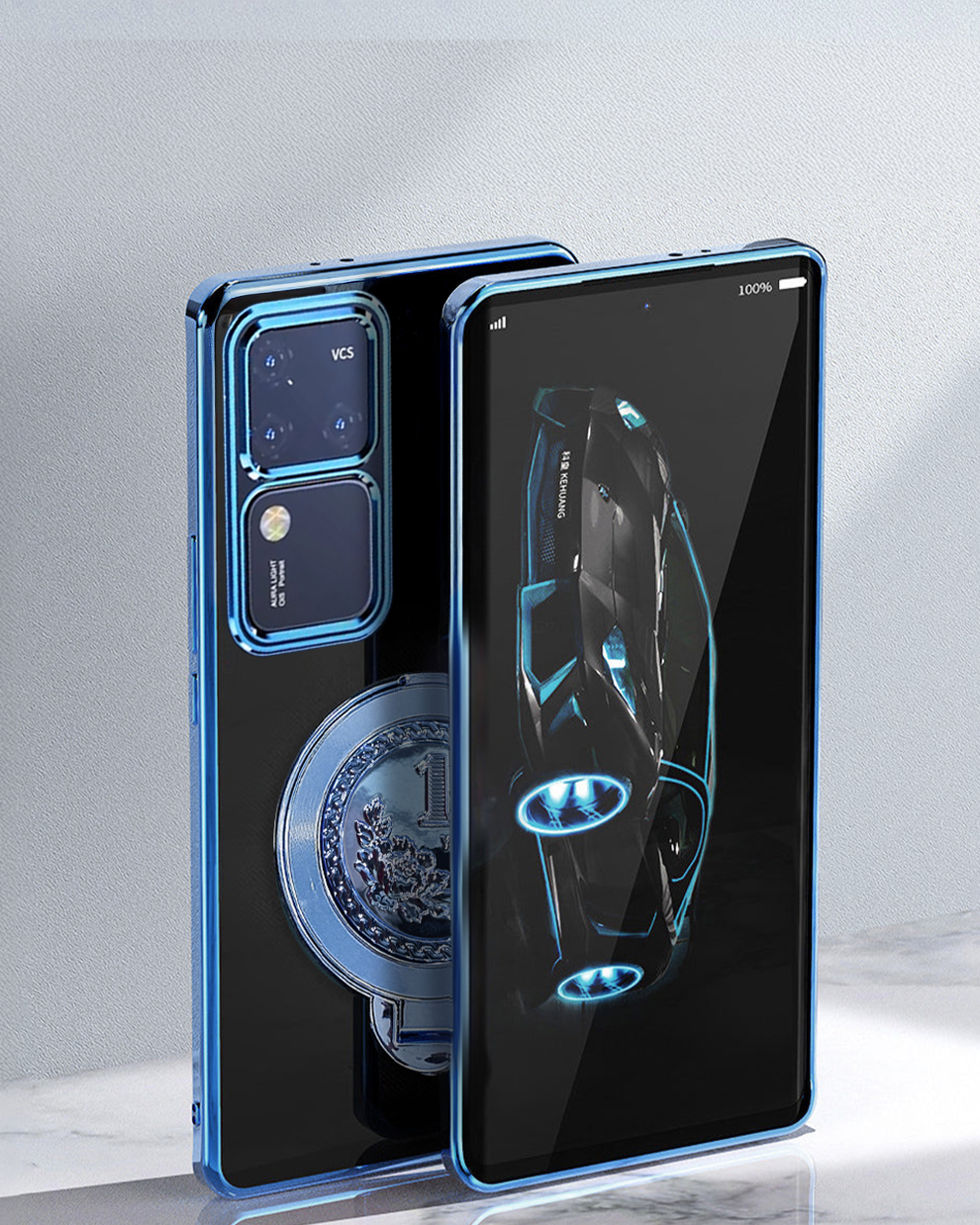 Vivo V30 Pro 5G Electroplating Billion Wheel Case