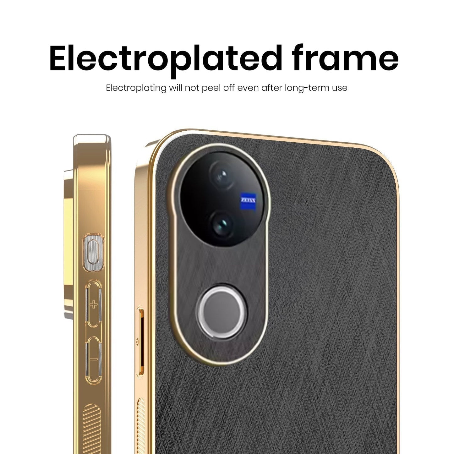 Vivo V50 5G Electroplated Frame Back Case