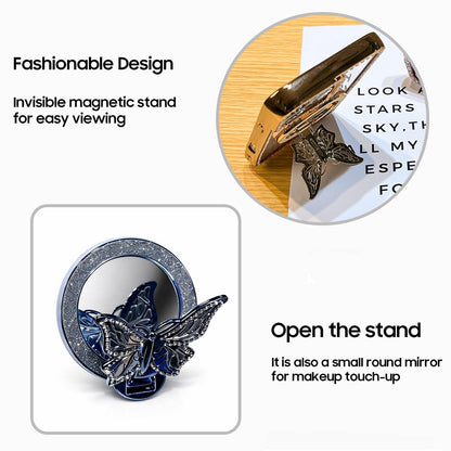 Vivo V60 5G Premium Butterfly Stand Airbags Case