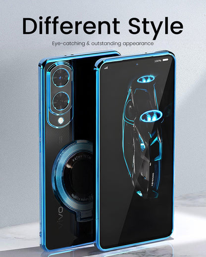 Vivo Y28 5G Magnifier Electroplating Case