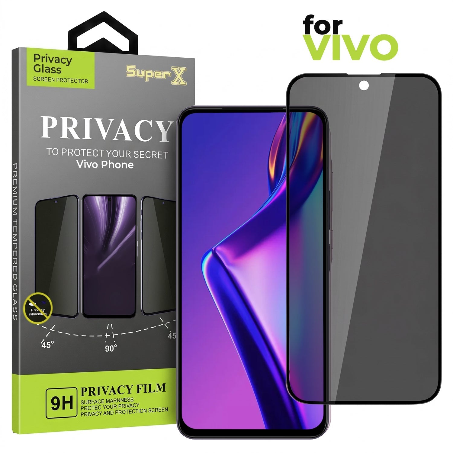 Vivo T4x 5G Original Luxury Magnifier Ring Stand Shockproof Airbags Corner Case