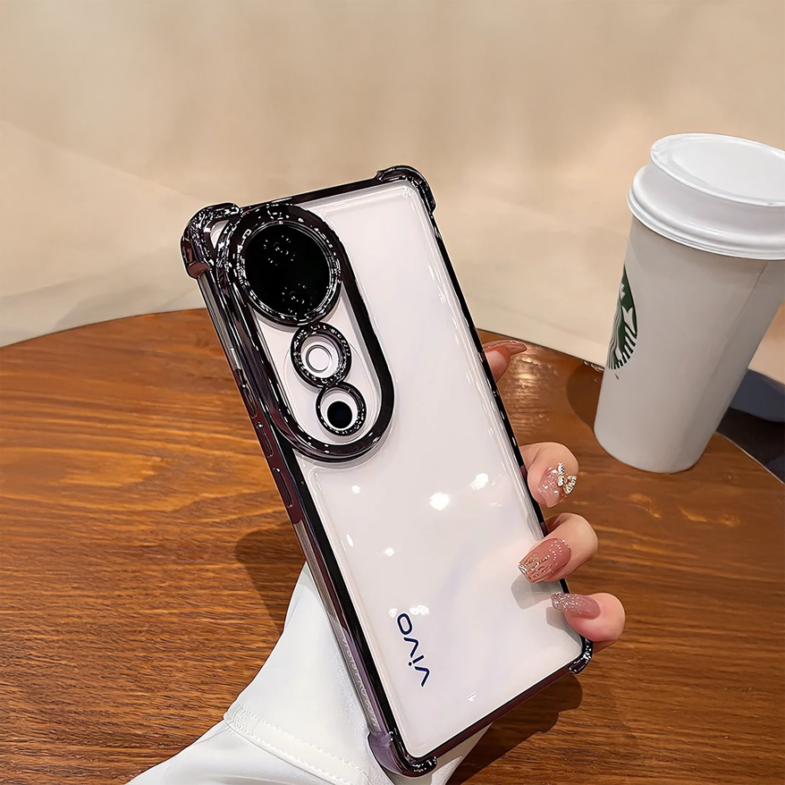 Vivo V40 Pro 5G Transparent Airbags back Cover