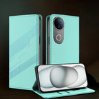 Vivo V50 5G phone case with card slots and magnetic closure