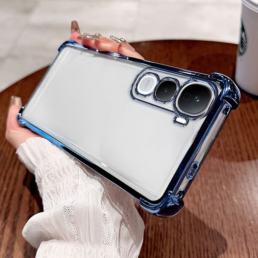 Vivo Y400 Pro 5G Transparent Airbag Back Case