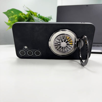 Samsung Galaxy A35 5G Best Selling Stress Buster Wheel Comfortable Touch Sheepskin Scratch Resistant Back Case