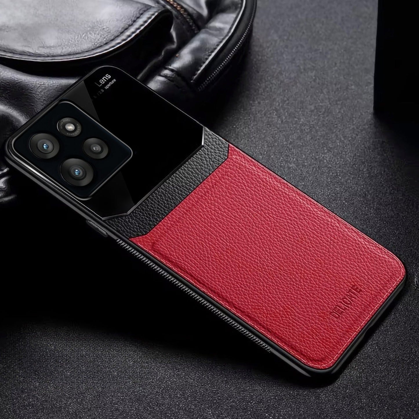 Motorola Edge 60 Fusion 5G Premium Leather Lens Protective Case