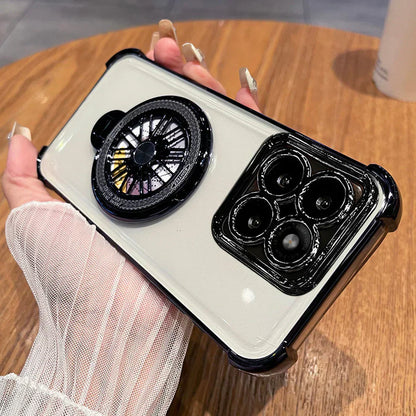 Motorola Edge 60 Stylus 5G Premium Stress Buster Wheel Rotating Shockproof Airbags Case