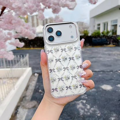 iPhone 17 Pro Max Crystals Swarovski Floral Design Magsafe Case