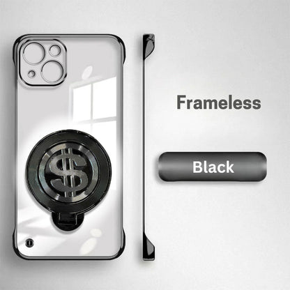iPhone 15 Premium Frameless Rotating Dollar Case