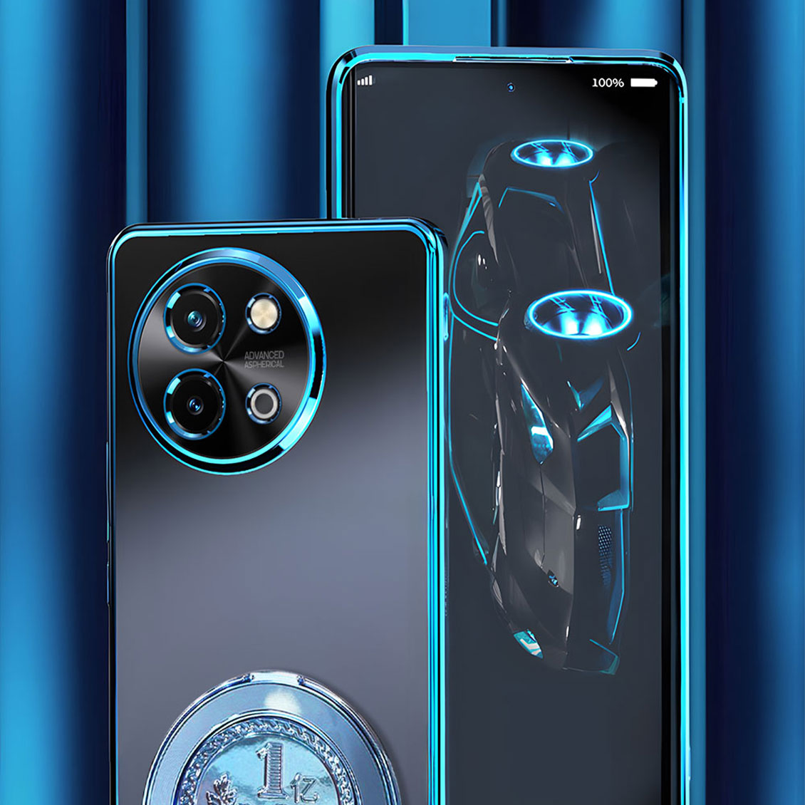 Vivo Y58 5G Electroplating Billion Wheel Case