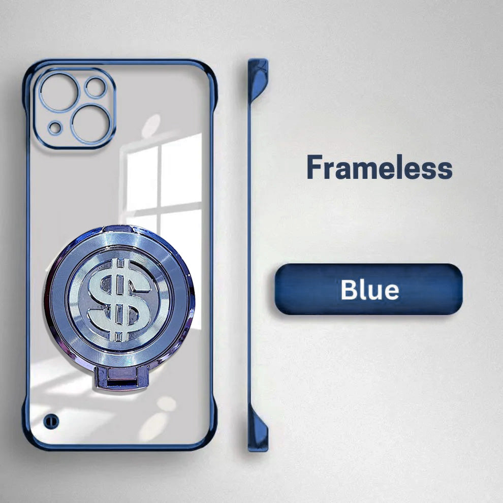 iPhone 15 Premium Frameless Rotating Dollar Case