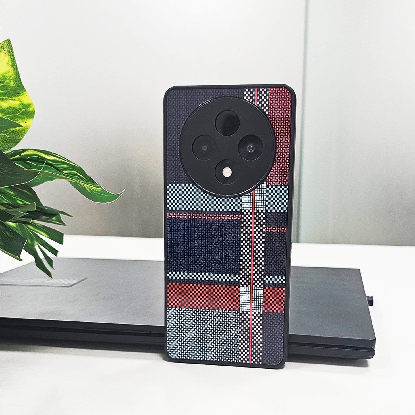 Blue pattern OPPO F27 PRO cover