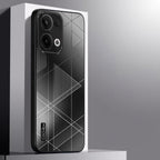 Oppo Reno13 5G Triangle Pattern Matte Back Shockproof Case